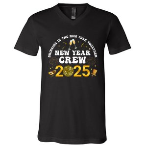 Happy New Year 2025 New Years Eve Party Family Matching 2025 V-Neck T-Shirt