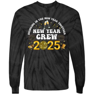 Happy New Year 2025 New Years Eve Party Family Matching 2025 Tie-Dye Long Sleeve Shirt