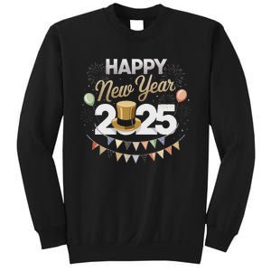 Happy New Year Party 2025 Ballon Family Matching Sweatshirt