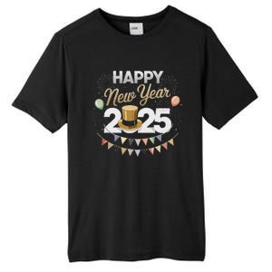 Happy New Year Party 2025 Ballon Family Matching Tall Fusion ChromaSoft Performance T-Shirt