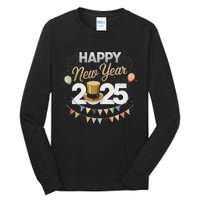 Happy New Year Party 2025 Ballon Family Matching Tall Long Sleeve T-Shirt