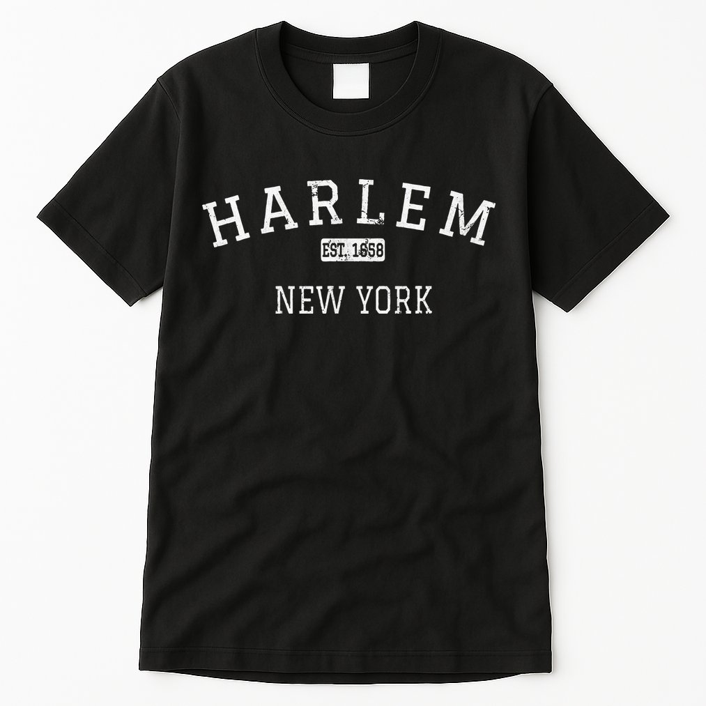 Harlem New York New York City Ny Vintage Tall T-Shirt