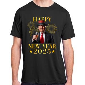 Happy New Year 2025 Funny Trump New Year New America Adult ChromaSoft Performance T-Shirt