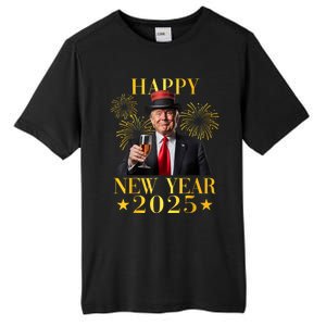 Happy New Year 2025 Funny Trump New Year New America Tall Fusion ChromaSoft Performance T-Shirt