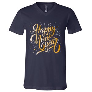 Happy New Year 2025 New Years Eve Party V-Neck T-Shirt