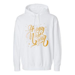 Happy New Year 2025 New Years Eve Party Garment-Dyed Fleece Hoodie