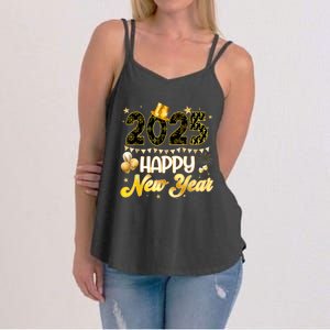 Happy New Year Party 2025 Ballon Family Matching Women's Strappy Tank