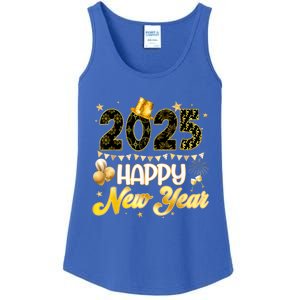 Happy New Year Party 2025 Ballon Family Matching Ladies Essential Tank