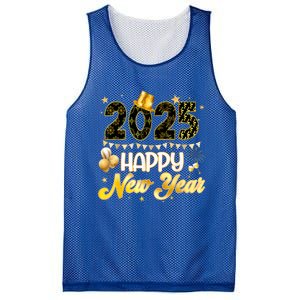 Happy New Year Party 2025 Ballon Family Matching Mesh Reversible Basketball Jersey Tank