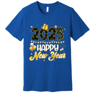 Happy New Year Party 2025 Ballon Family Matching Premium T-Shirt