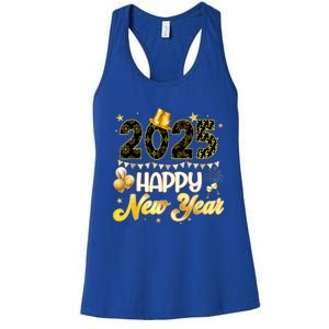 Happy New Year Party 2025 Ballon Family Matching Women's Racerback Tank