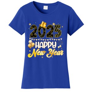 Happy New Year Party 2025 Ballon Family Matching Women's T-Shirt