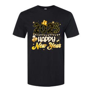 Happy New Year Party 2025 Ballon Family Matching Softstyle CVC T-Shirt