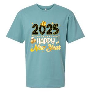 Happy New Year Party 2025 Ballon Family Matching Sueded Cloud Jersey T-Shirt