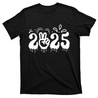 Happy New Year 2025 Celebration Graphic T-Shirt