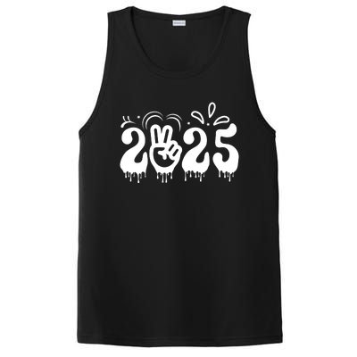 Happy New Year 2025 Celebration Graphic PosiCharge Competitor Tank