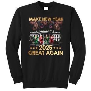 Happy New Year 2025 Make New Year Great Again Trump Dance Sweatshirt