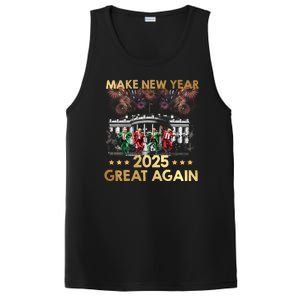 Happy New Year 2025 Make New Year Great Again Trump Dance PosiCharge Competitor Tank