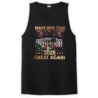 Happy New Year 2025 Make New Year Great Again Trump Dance PosiCharge Competitor Tank