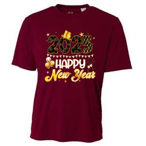 Happy New Year Party 2025 Ballon Family Matching Cooling Performance Crew T-Shirt