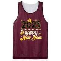 Happy New Year Party 2025 Ballon Family Matching Mesh Reversible Basketball Jersey Tank