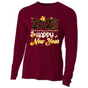 Happy New Year Party 2025 Ballon Family Matching Cooling Performance Long Sleeve Crew