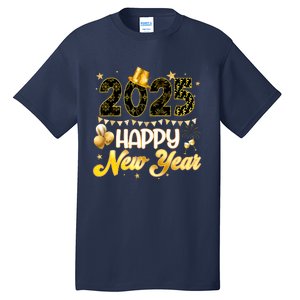 Happy New Year Party 2025 Ballon Family Matching Tall T-Shirt