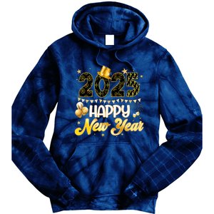 Happy New Year Party 2025 Ballon Family Matching Tie Dye Hoodie