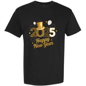 Happy New Year Party 2025 Balloons Family Matching Fireworks Garment-Dyed Heavyweight T-Shirt