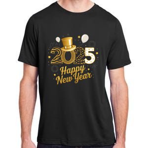 Happy New Year Party 2025 Balloons Family Matching Fireworks Adult ChromaSoft Performance T-Shirt