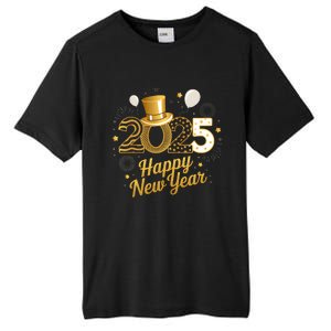 Happy New Year Party 2025 Balloons Family Matching Fireworks Tall Fusion ChromaSoft Performance T-Shirt