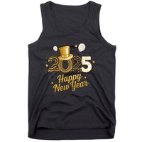 Happy New Year Party 2025 Balloons Family Matching Fireworks Tank Top