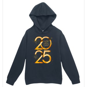 Happy New Year Party Supplies 2025 Family Matching Fireworks Urban Pullover Hoodie