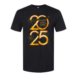 Happy New Year Party Supplies 2025 Family Matching Fireworks Softstyle CVC T-Shirt