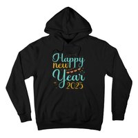 Happy New Year 2025 Celebration Graphic Hoodie