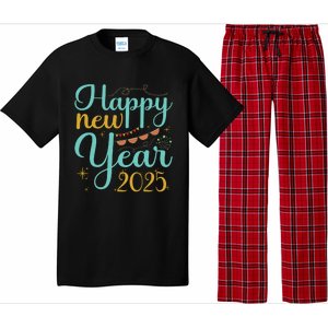 Happy New Year 2025 Celebration Graphic Pajama Set