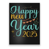 Happy New Year 2025 Celebration Graphic Poster