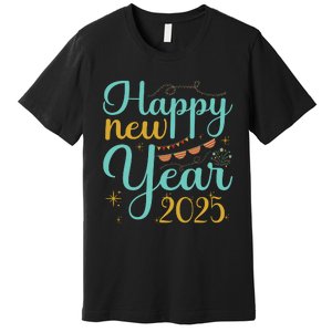 Happy New Year 2025 Celebration Graphic Premium T-Shirt