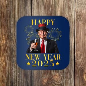 Happy New Year 2025 Funny Trump New Year New America Coaster