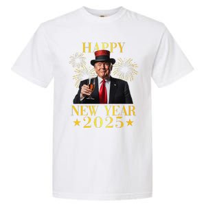 Happy New Year 2025 Funny Trump New Year New America Garment-Dyed Heavyweight T-Shirt