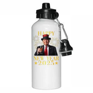 Happy New Year 2025 Funny Trump New Year New America Aluminum Water Bottle