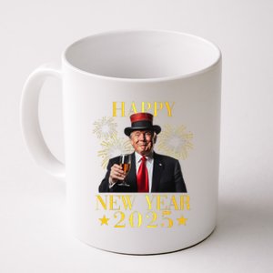 Happy New Year 2025 Funny Trump New Year New America Coffee Mug