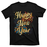 Happy New Year 2025 Nye Party Supplies Funny New Years Eve Vneck T-Shirt