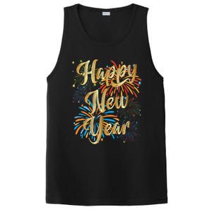 Happy New Year 2025 Nye Party Supplies Funny New Years Eve Vneck PosiCharge Competitor Tank