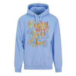 Happy New Year 2025 Nye Party Supplies Funny New Years Eve Vneck Unisex Surf Hoodie