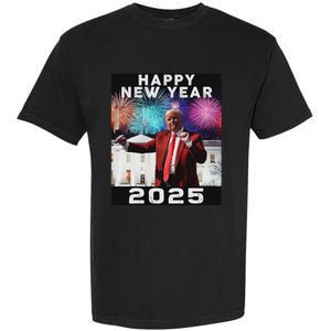 Happy New Year 2025 Boy Girl Funny Trump Garment-Dyed Heavyweight T-Shirt