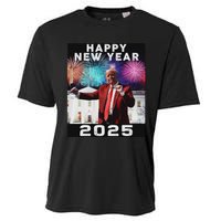 Happy New Year 2025 Boy Girl Funny Trump Cooling Performance Crew T-Shirt