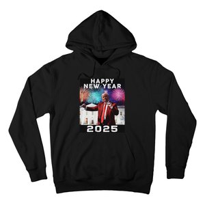 Happy New Year 2025 Boy Girl Funny Trump Hoodie