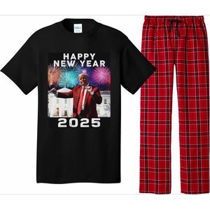 Happy New Year 2025 Boy Girl Funny Trump Pajama Set