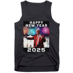 Happy New Year 2025 Boy Girl Funny Trump Tank Top